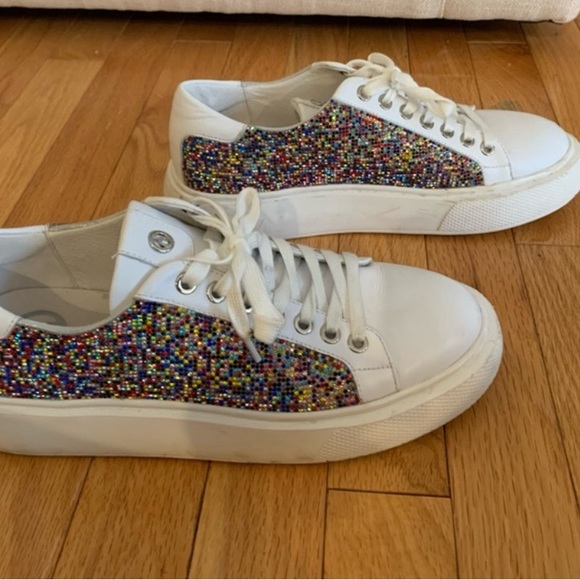 Rinestone multicolour sneakers - Picture 1 of 7
